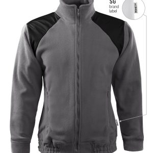 Jacket Hi-Q 506 - Jachetă fleece unisex gri metalic 36 (brand label)
