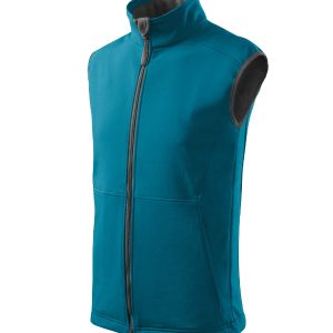 Vision 517 - Vestă softshell pentru bărbaţi turcoaz închis