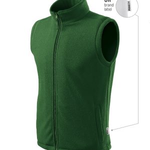 Next 518 - Fleece vestă unisex verde sticlă 06 (brand label)