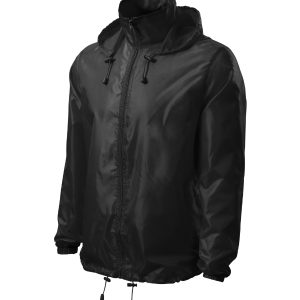 Windy 524 - Jachetă de protecţie împotriva vântului unisex negru