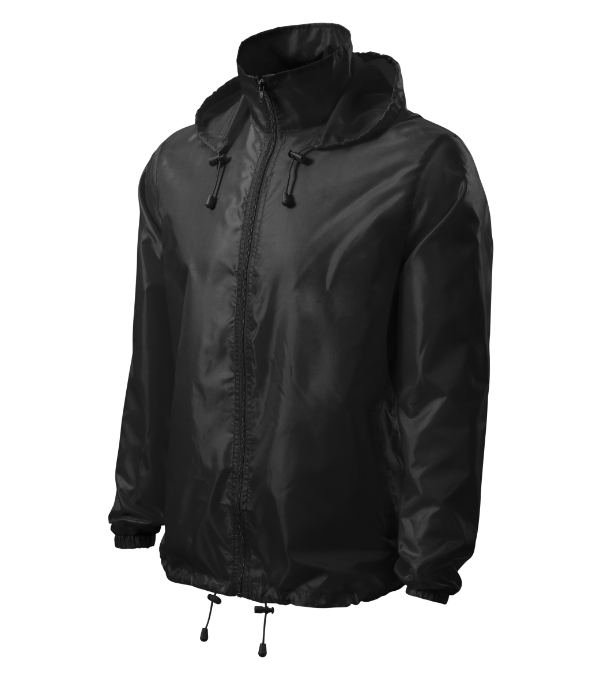Windy 524 - Jachetă de protecţie împotriva vântului unisex negru