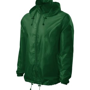 Windy 524 - Jachetă de protecţie împotriva vântului unisex verde sticlă