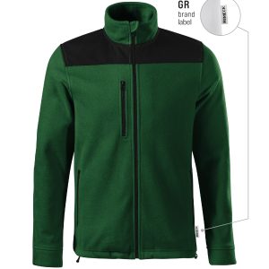 Effect 530 - Jachetă fleece unisex verde sticlă 06 (brand label)