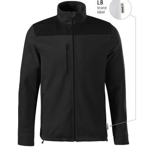 Effect 530 - Jachetă fleece unisex negru 01 (brand label)