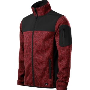 Casual 550 - Jachetă softshell pentru bărbaţi knit marlboro red