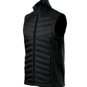 Cross 557 - Vestă hibrid pentru bărbaţi negru