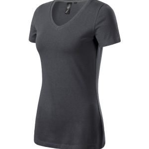 Action V-neck 701 - Tricou pentru damă antracit deschis