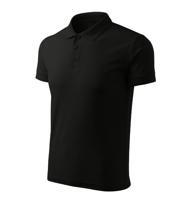 Pique Polo Free F03 - Tricou polo pentru bărbaţi negru