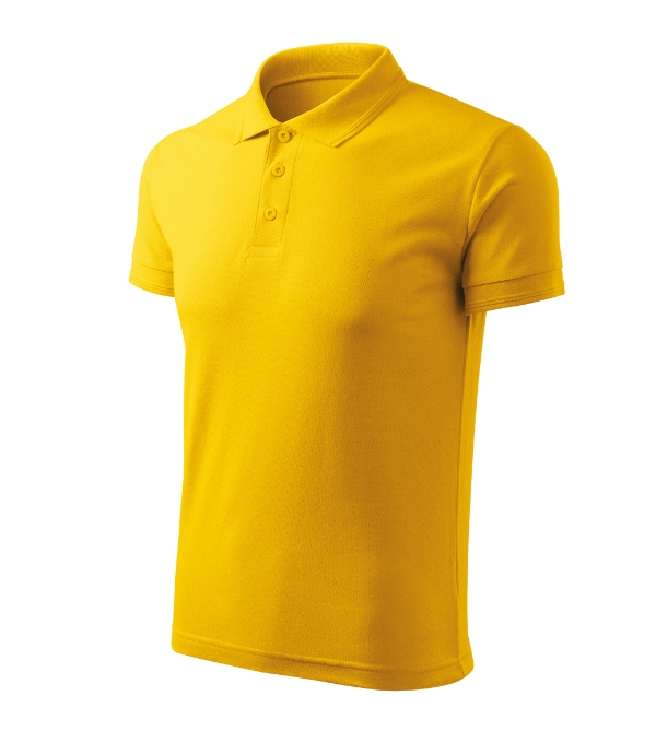 Pique Polo Free F03 - Tricou polo pentru bărbaţi galben
