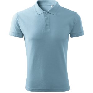 Pique Polo Free F03 - Tricou polo pentru bărbaţi albastru deschis
