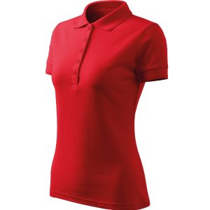 Pique Polo Free F10 - Tricou polo pentru damă roşu