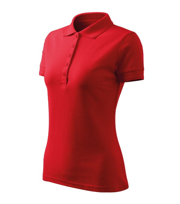 Pique Polo Free F10 - Tricou polo pentru damă roşu