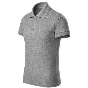 Pique Polo Free F22 - Tricou polo pentru copii gri închis