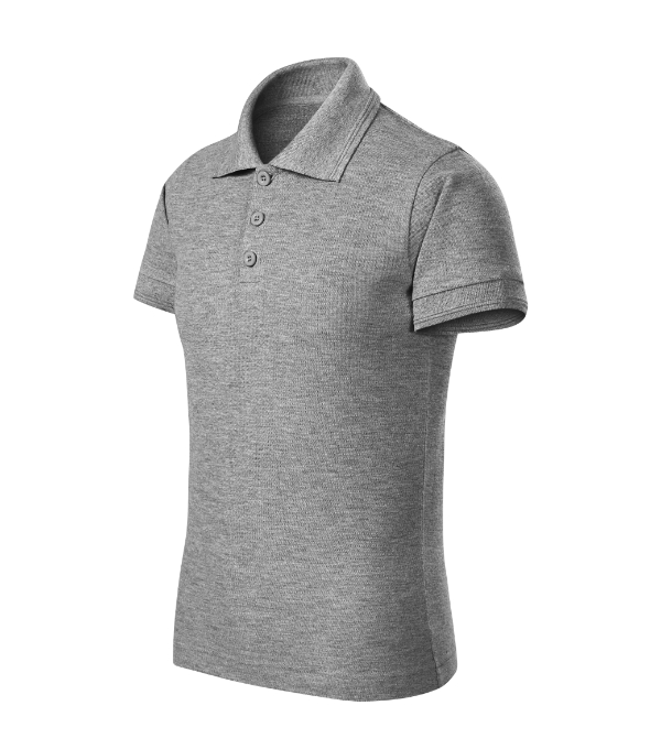 Pique Polo Free F22 - Tricou polo pentru copii gri închis