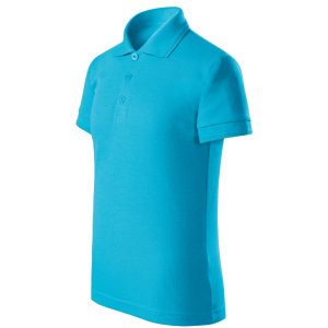 Pique Polo Free F22 - Tricou polo pentru copii turcoaz