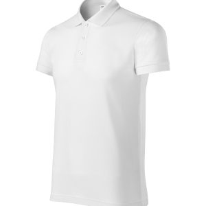 Joy P21 - Tricou polo pentru bărbaţi alb