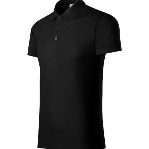 Joy P21 - Tricou polo pentru bărbaţi negru