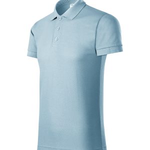 Joy P21 - Tricou polo pentru bărbaţi albastru deschis