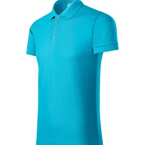 Joy P21 - Tricou polo pentru bărbaţi turcoaz