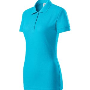 Joy P22 - Tricou polo pentru damă turcoaz