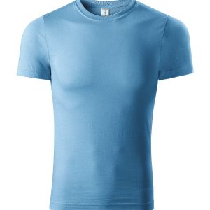 Paint P73 - Tricou unisex albastru azuriu