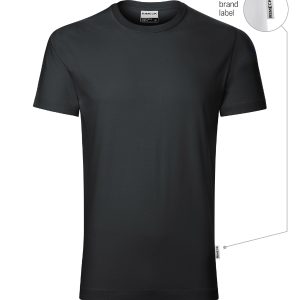 Resist R01 - Tricou pentru bărbaţi ebony gray 94 (brand label)