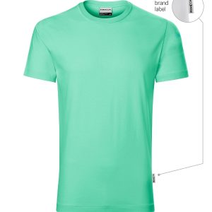 Resist R01 - Tricou pentru bărbaţi verde mentă 95 (brand label)