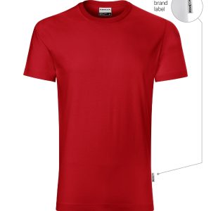 Resist R01 - Tricou pentru bărbaţi roşu 07 (brand label)