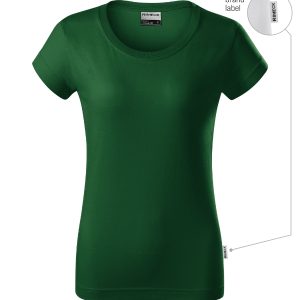Resist R02 - Tricou pentru damă verde sticlă 06 (brand label)