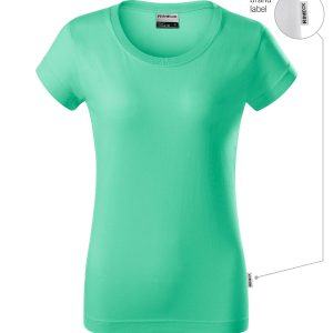 Resist R02 - Tricou pentru damă verde mentă 95 (brand label)