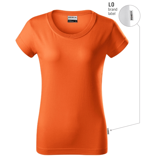 Resist R02 - Tricou pentru damă portocaliu 11 (brand label)