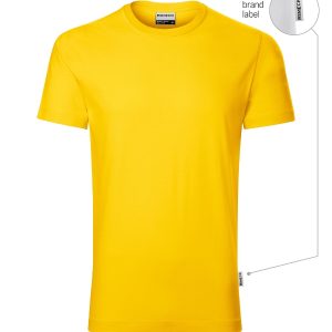 Resist heavy R03 - Tricou pentru bărbaţi galben 04 (brand label)