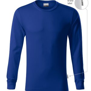 Resist LS R05 - Tricou unisex albastru regal 05 (brand label)