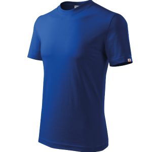 Base R06 - Tricou unisex albastru regal 05 (brand label)
