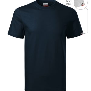 Recall R07 - Tricou unisex albastru marin 02 (brand label)