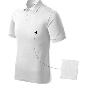 Resist Heavy Polo R20 - Tricou polo pentru bărbaţi alb