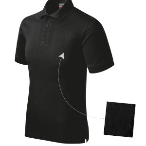 Resist Heavy Polo R20 - Tricou polo pentru bărbaţi negru