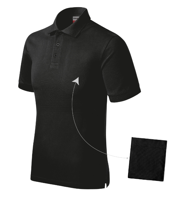 Resist Heavy Polo R20 - Tricou polo pentru bărbaţi negru