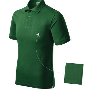 Resist Heavy Polo R20 - Tricou polo pentru bărbaţi verde sticlă