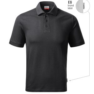 Resist Heavy Polo R20 - Tricou polo pentru bărbaţi ebony gray 94 (brand label)