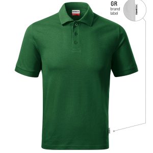 Resist Heavy Polo R20 - Tricou polo pentru bărbaţi verde sticlă 06 (brand label)
