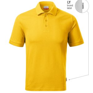 Resist Heavy Polo R20 - Tricou polo pentru bărbaţi galben 04 (brand label)