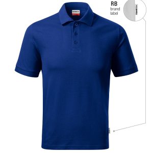 Resist Heavy Polo R20 - Tricou polo pentru bărbaţi albastru regal 05 (brand label)