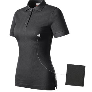 Resist Heavy Polo R21 - Tricou polo pentru damă ebony gray