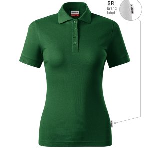 Resist Heavy Polo R21 - Tricou polo pentru damă verde sticlă 06 (brand label)