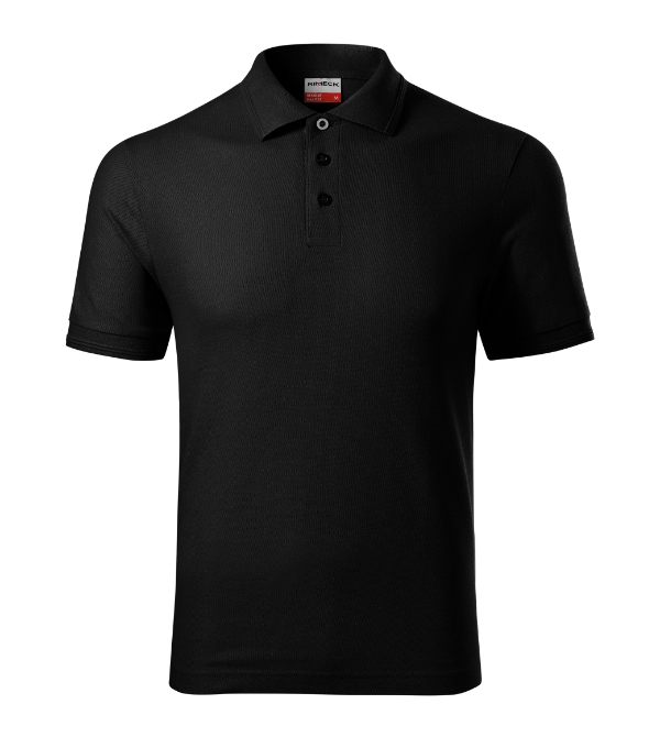 Reserve R22 - Tricou polo pentru bărbaţi negru