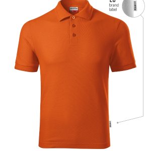 Reserve R22 - Tricou polo pentru bărbaţi portocaliu 11 (brand label)