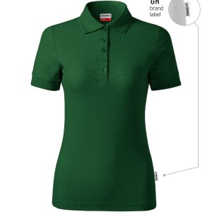Reserve R23 - Tricou polo pentru damă verde sticlă 06 (brand label)