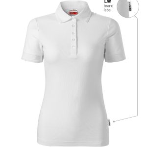 Reserve R23 - Tricou polo pentru damă alb 00 (brand label)