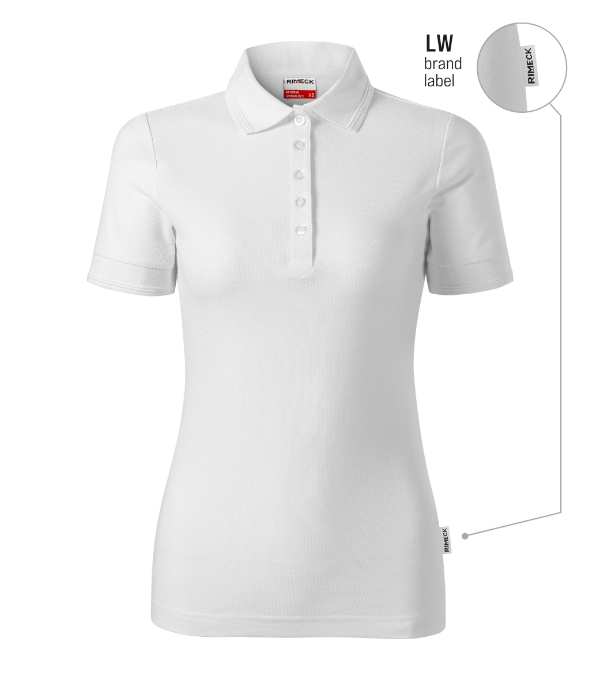 Reserve R23 - Tricou polo pentru damă alb 00 (brand label)